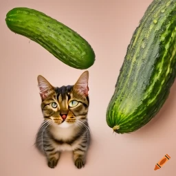 Why Cats Are Scared of Cucumbers2