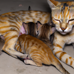 why does mother cat move only one kitten